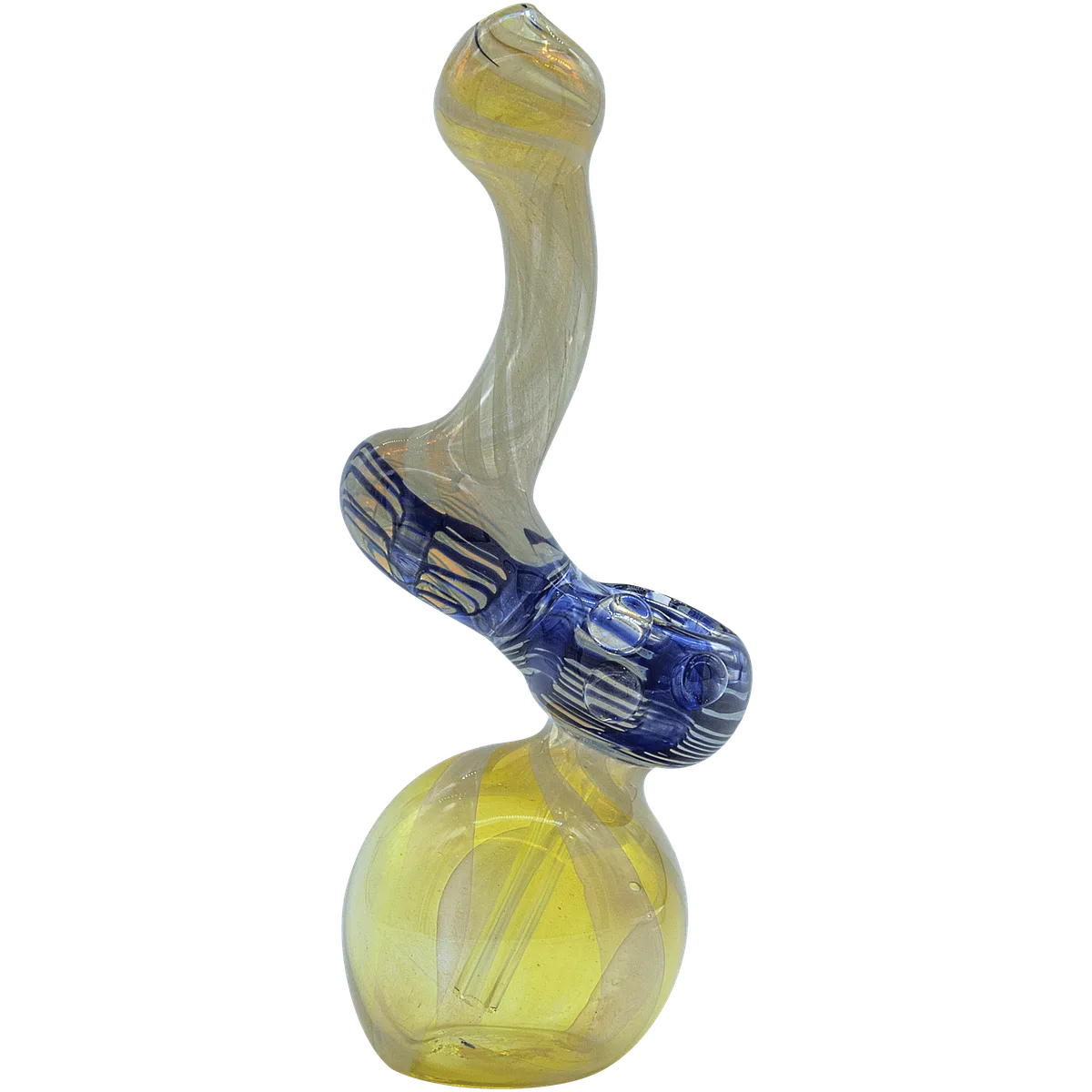 LA Pipes The "Rake Bubb" Fumed Sherlock Bubbler Pipe