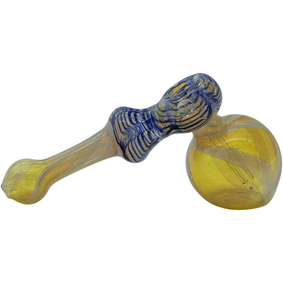 LA Pipes The "Raked Hammer" Fumed Hammer Bubbler Pipe
