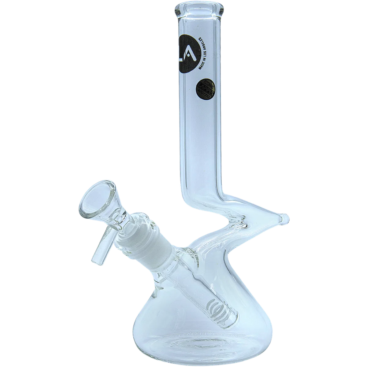 LA Pipes "The Zag" Beaker Zong Style Bong