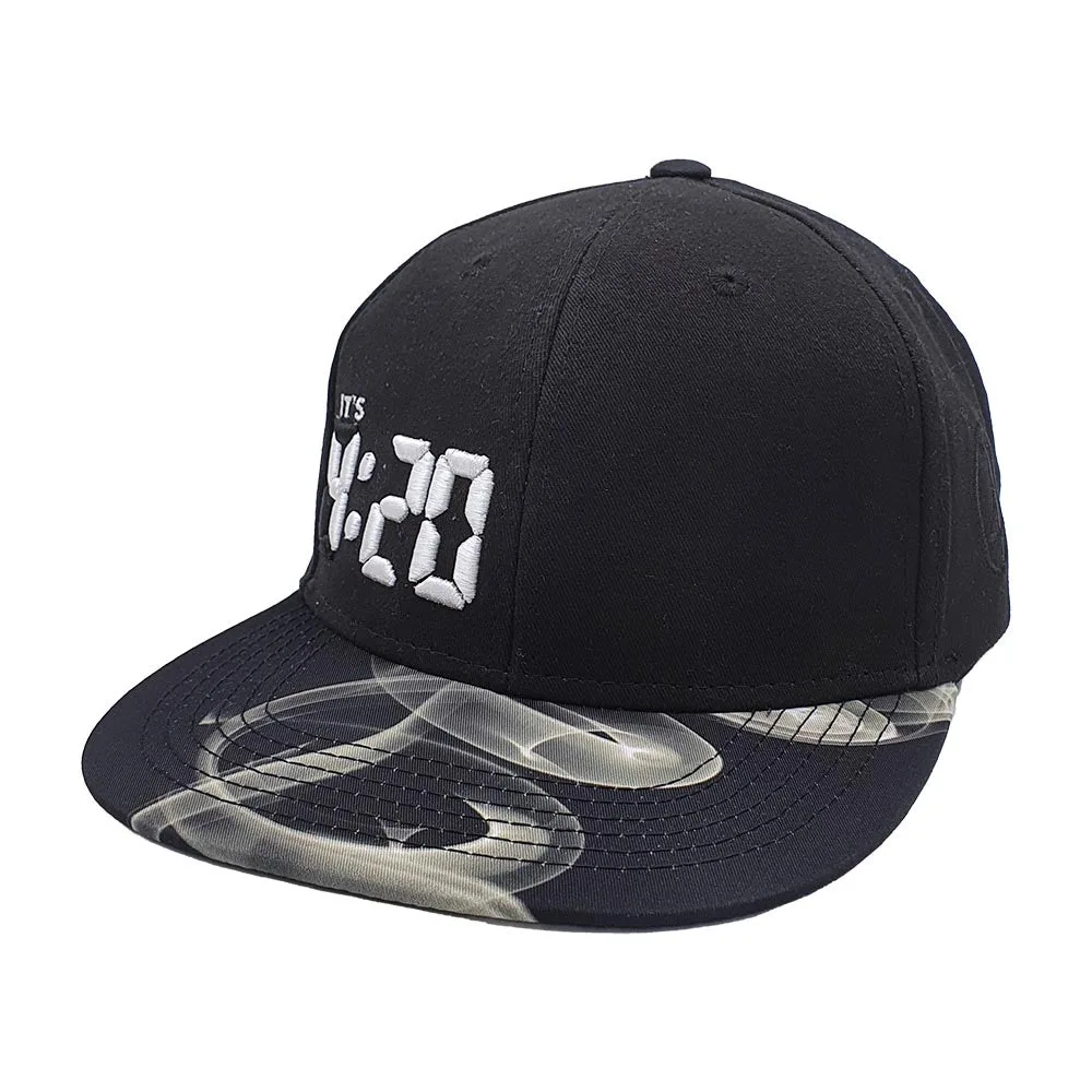 Lauren Rose 420 Digital White Fire Snapback