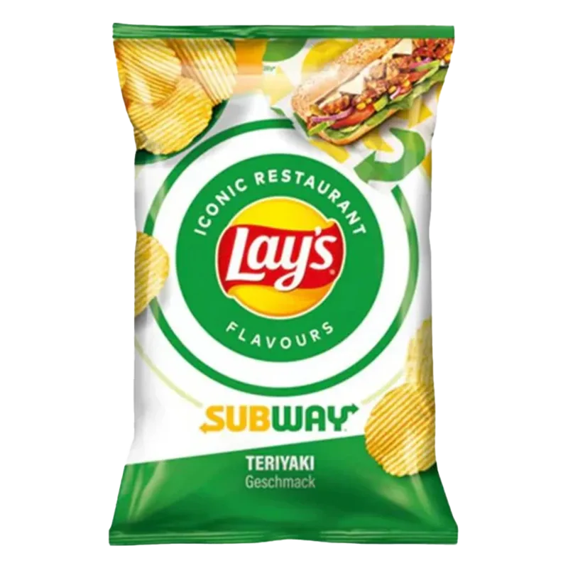 Lay's Chips - Iconic Restaurant Flavors - Subway Teriyaki Geschmack Single
