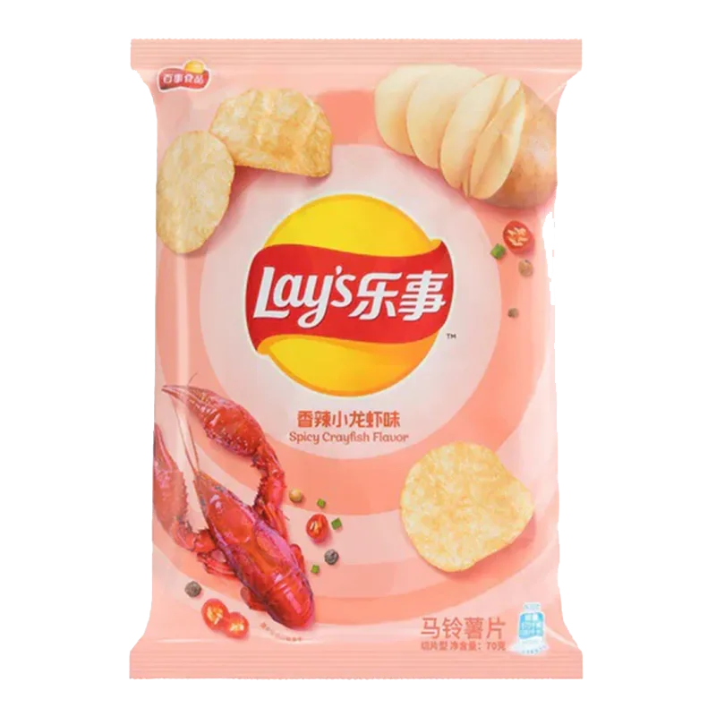 Lay's Chips - Spicy Crayfish Pack of 6