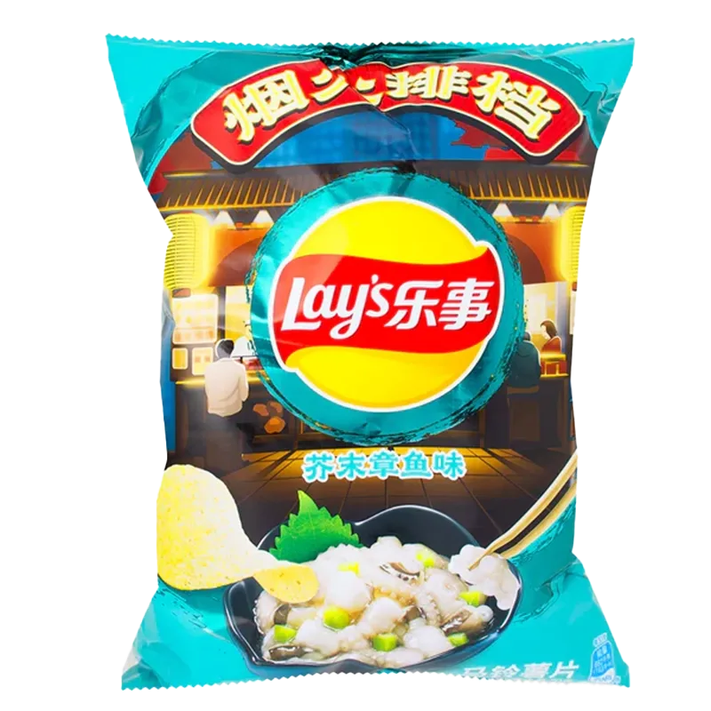 Lay's Chips - Wasabi Octopus Pack of 6