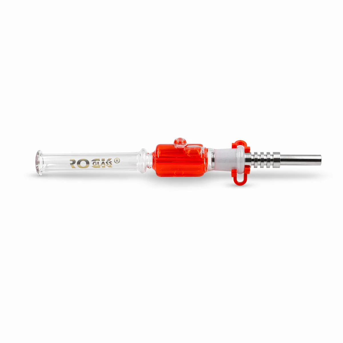 Rock Glass Liquid Lava Collector 14mm Freezable Glycerine Straw