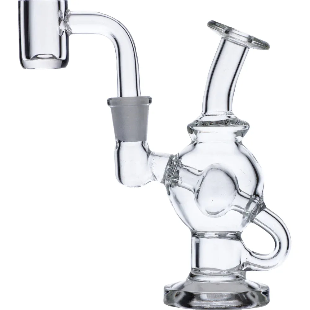 Mini Bent Neck Dab Rig with Ball Perc