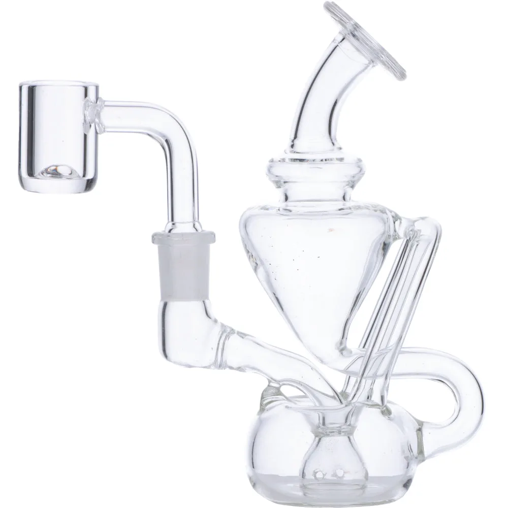 Mini Recycler Dab Rig with Quartz Banger