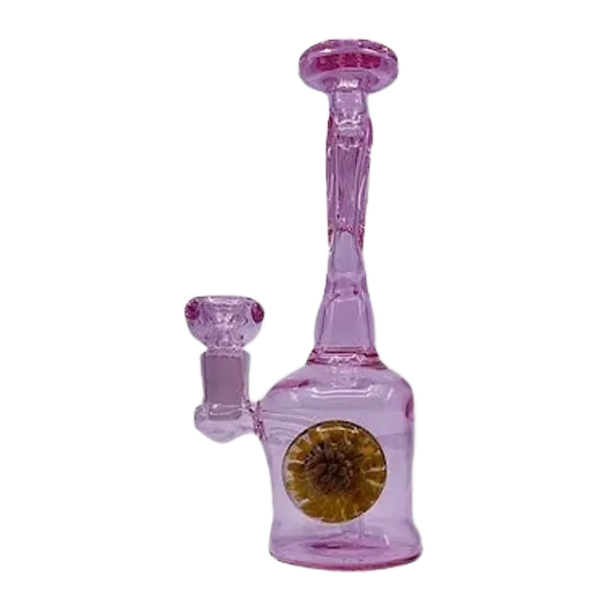 Mini Water Pipe - Pink Marble (7")