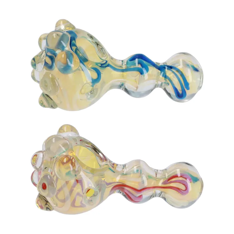 GC Multi-Marble Spoon Pipe - 4.5 in.