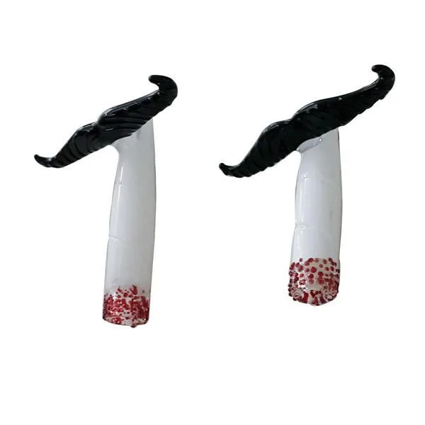 Mustache Cig One Hitter