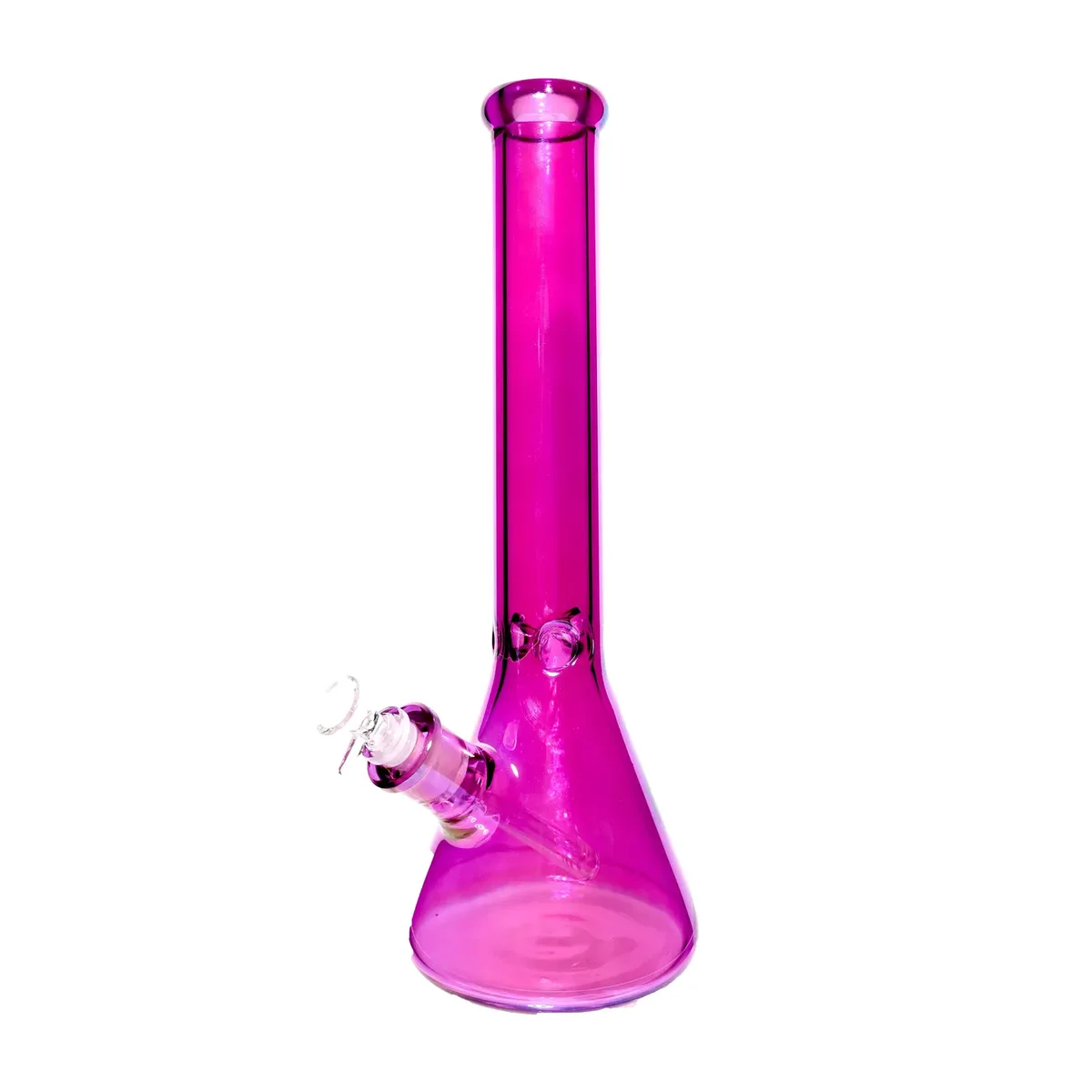 Neon Beaker with Ice Pinch Bong