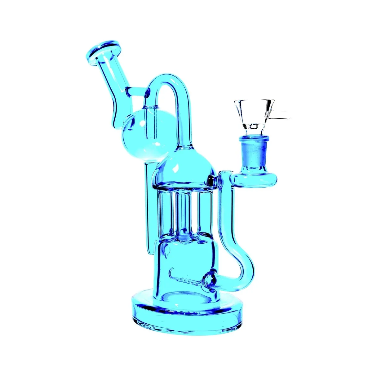 Neon Scientific Inline Percolator and Big Bubble Bong