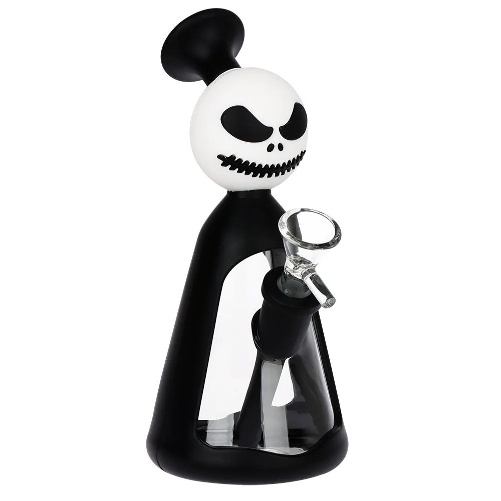Nightmarish Silicone on Glass Bong - 7.25" / 14mm F