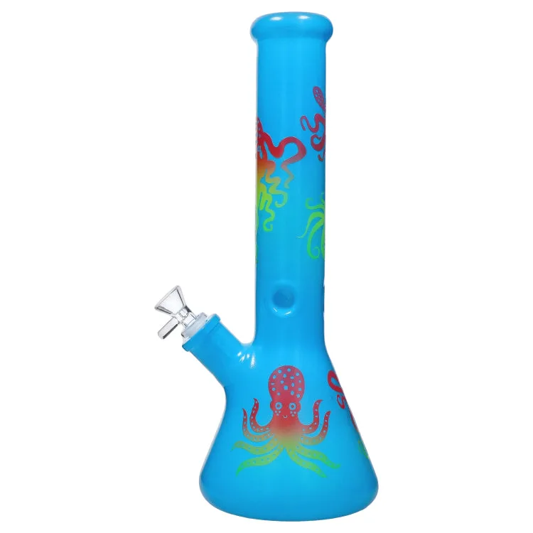 Octopus Beaker Bong - 14.7 in.