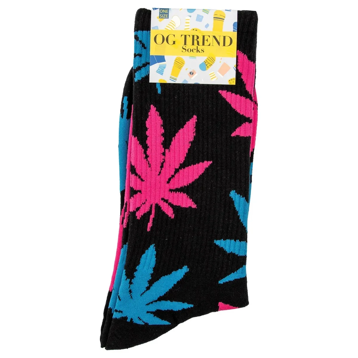 OG Trend Cannabis Leaf Socks - One Size Fits All