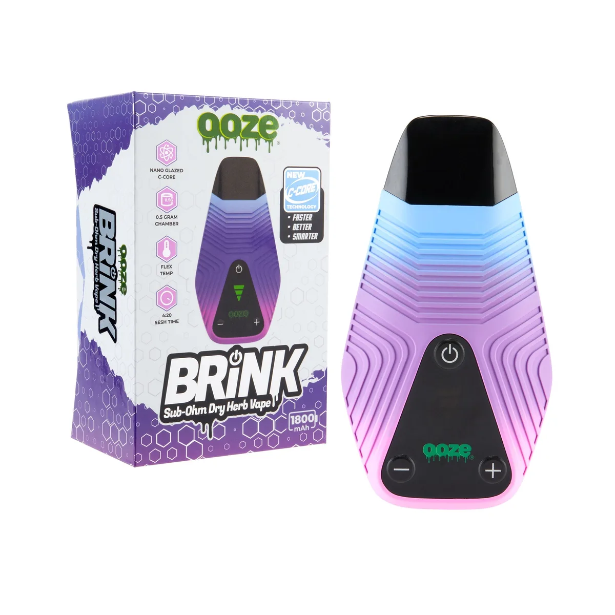 Ooze Brink Dry Herb Vaporizer – 1800 mAh