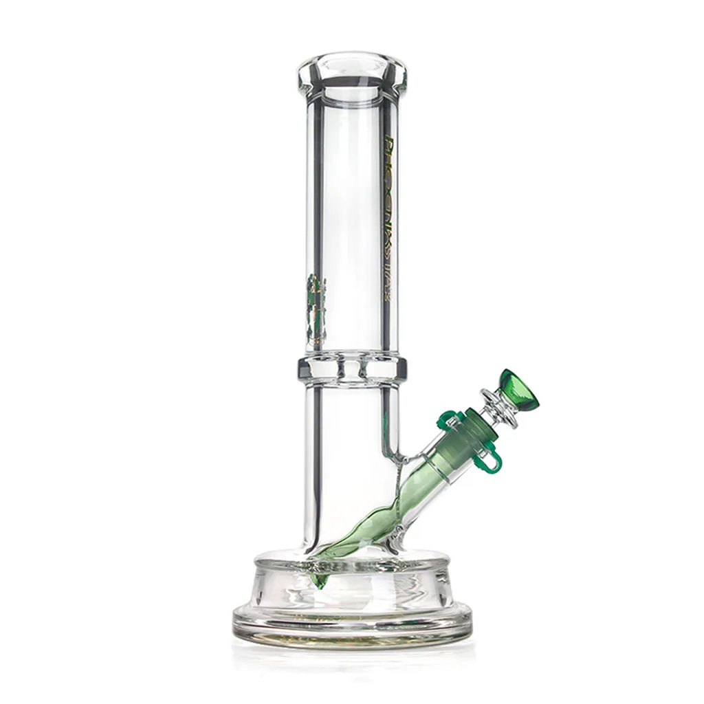 PHOENIX STAR 7mm tube bong with thick base 12 inch female-14mm