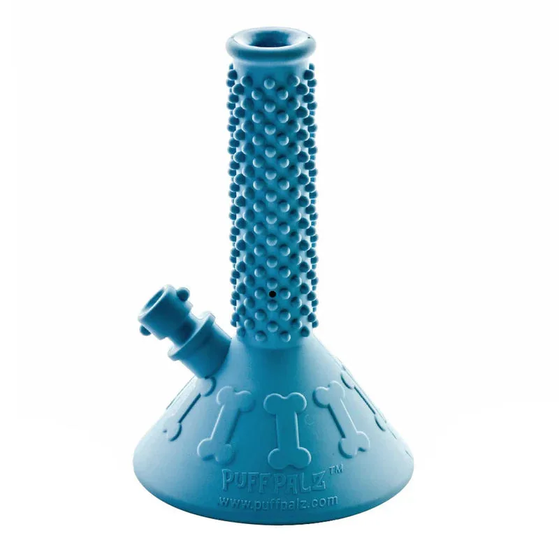 Puff Palz Beaker Buddy Rubber Dog Toy