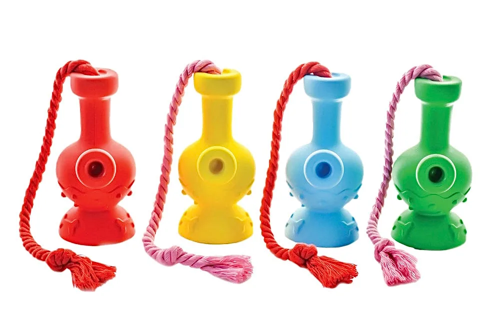 Puff Palz Tug & Toke Rubber Dog Toy
