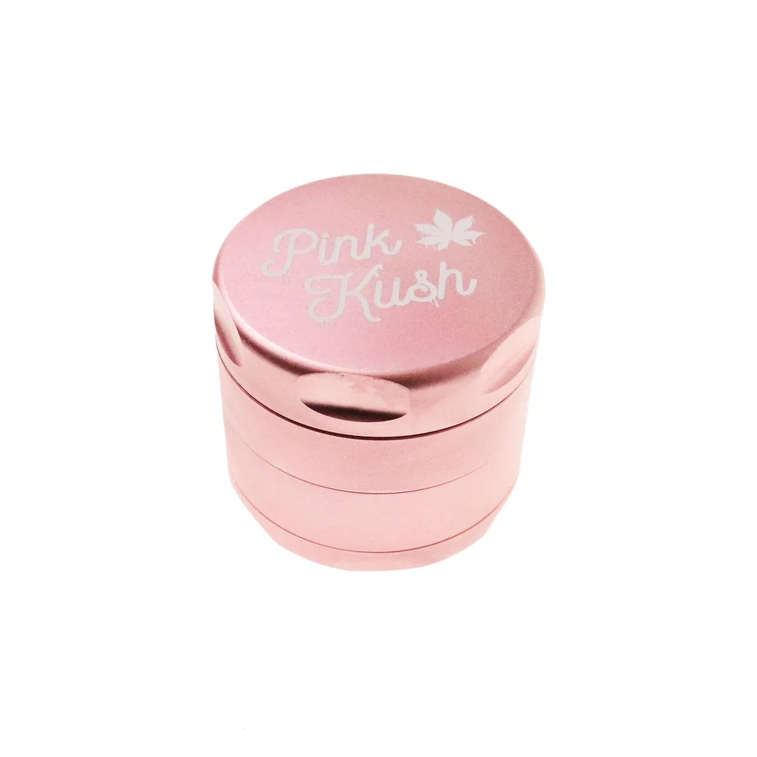Puff Puff Pass Strains Pink Kush Grinder | Light Pink