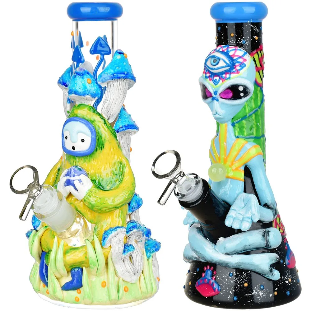 Pulsar Artist Series Glow Beaker Bong | 9.5" | 14mm F