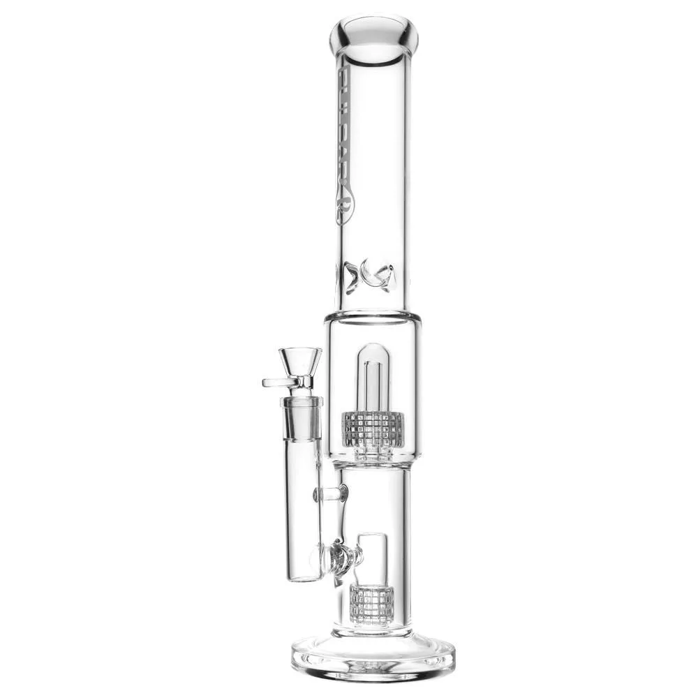 Pulsar Double Matrix Stereo Perc Bong | Colors Vary