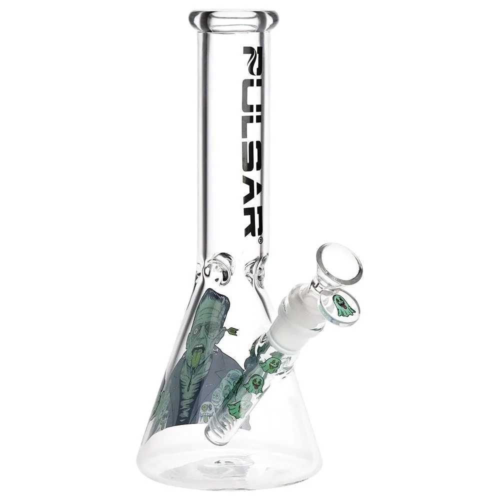 Pulsar FrankenGhoul Beaker Glass Bong - 9.75" / 14mm F