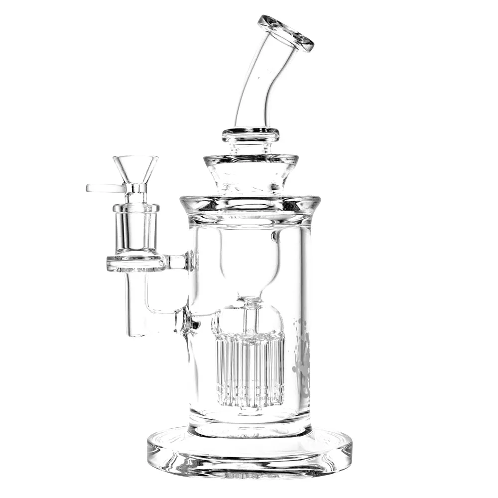 Pulsar Glass Tree Perc Recycler Bong | Random Color |