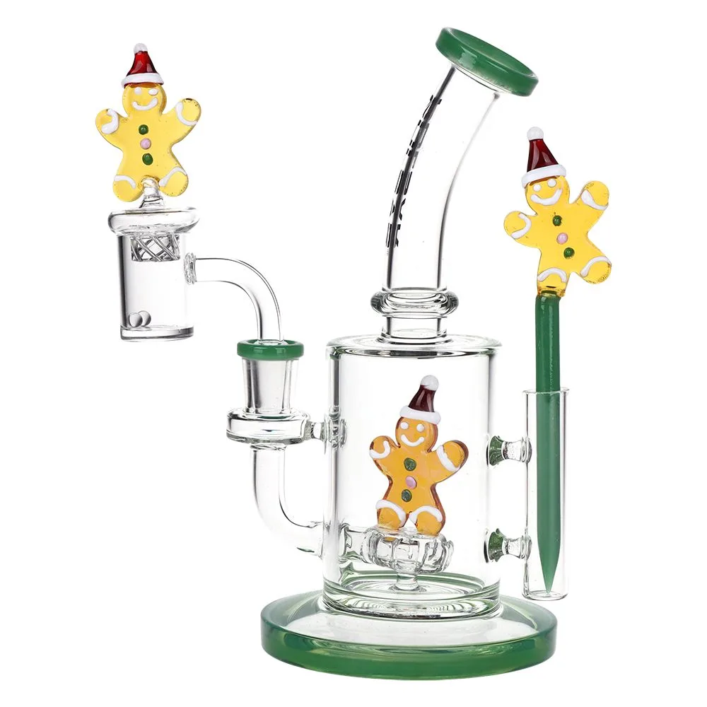 Pulsar Holidaze Series Glass Dab Rig Set | 8.25" | 14mm F