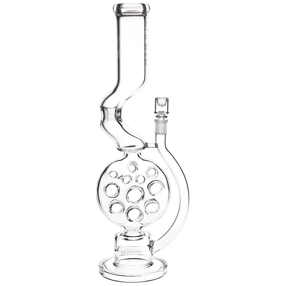 Pulsar Swiss Perc Kink Neck Glass Bong - 18" / 14mm F