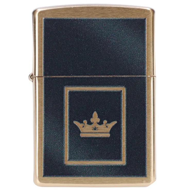 Queen of Bud Black Obsidian Flame of Dreams Zippo