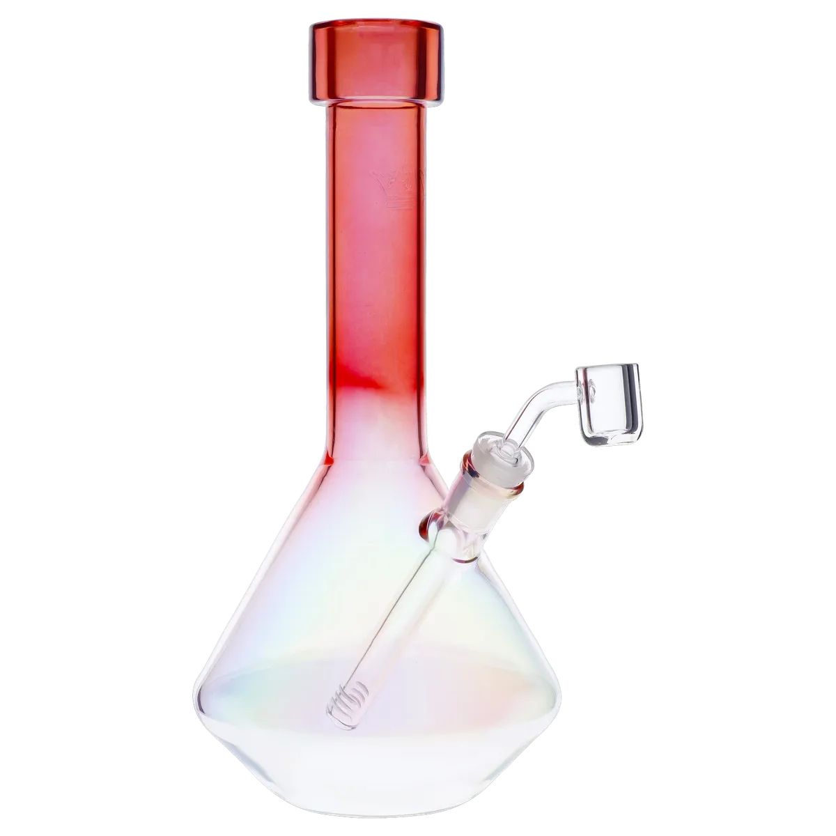 Queen of Bud Rose Quartz Dual Use Bong - 12 in.