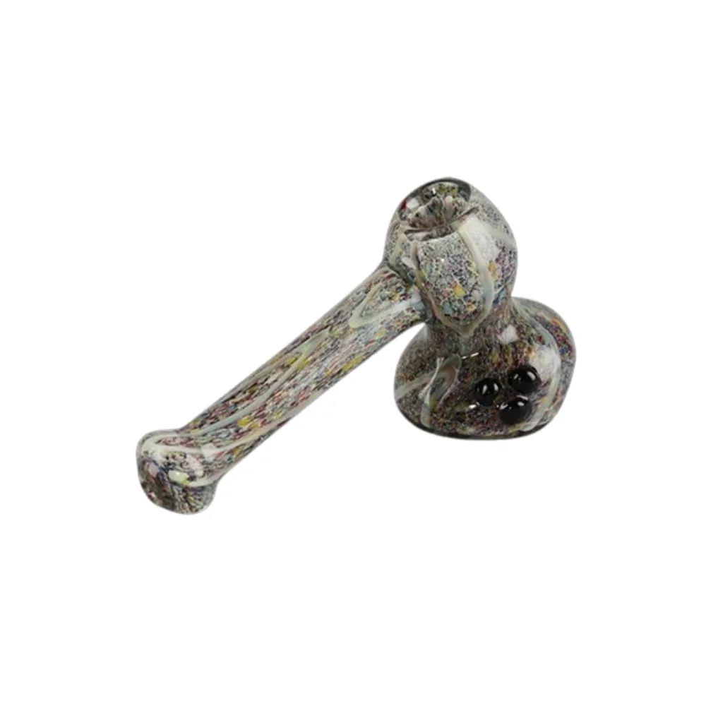 Pulsar Rainbow Speckled Hammer Bubbler
