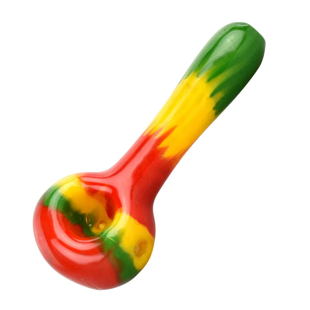 GC Rasta Color Spoon Hand Pipe