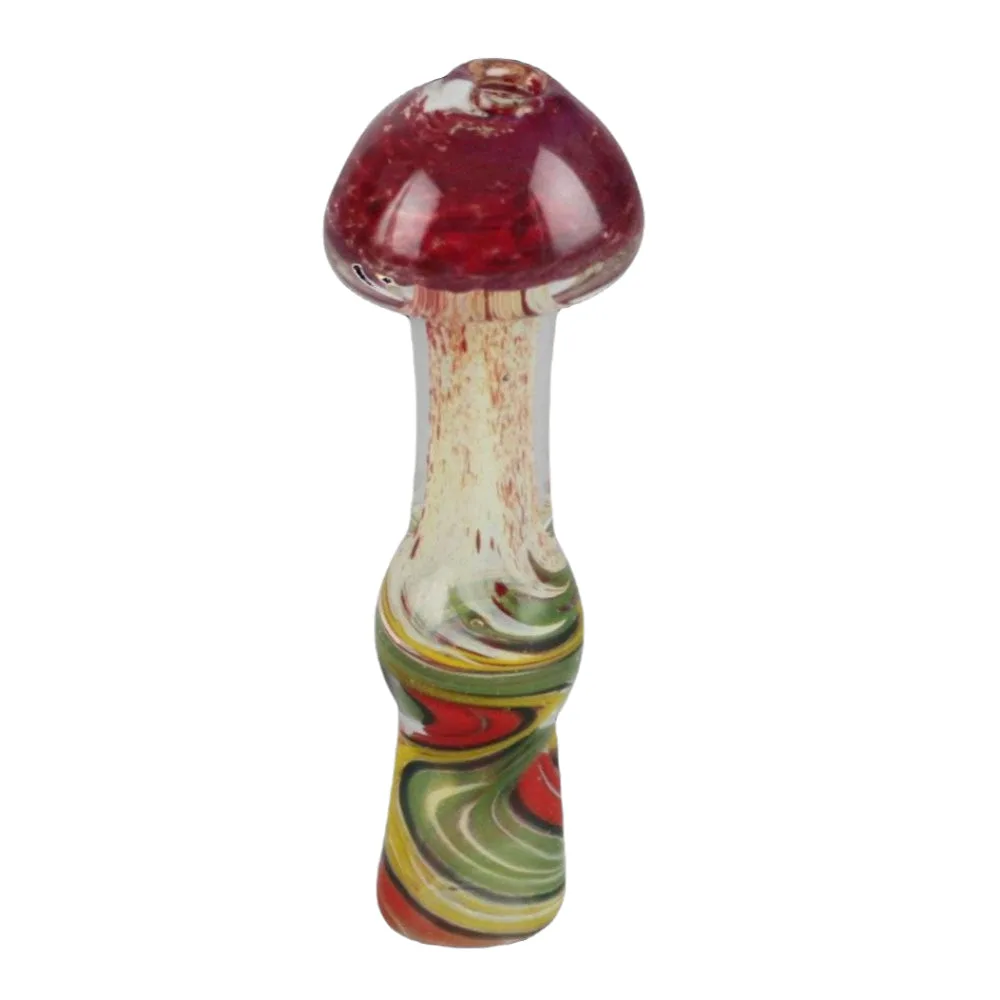 Rasta Shroom Chillum Pipe