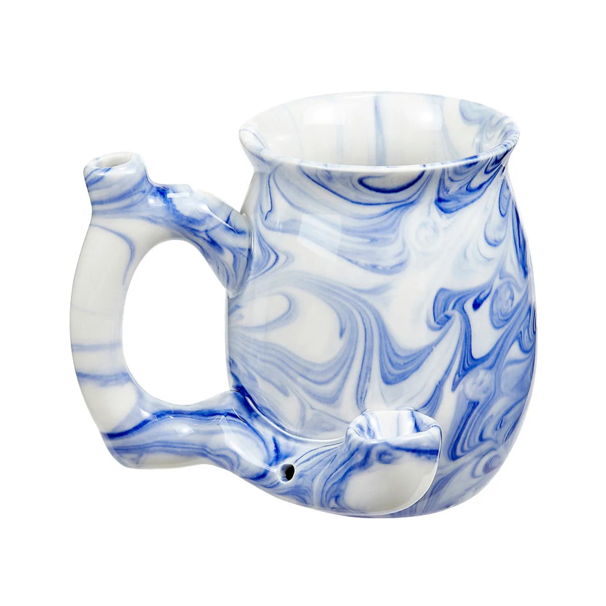 Roast & Toast Premium Marbled Ceramic Pipe Mug | 11oz