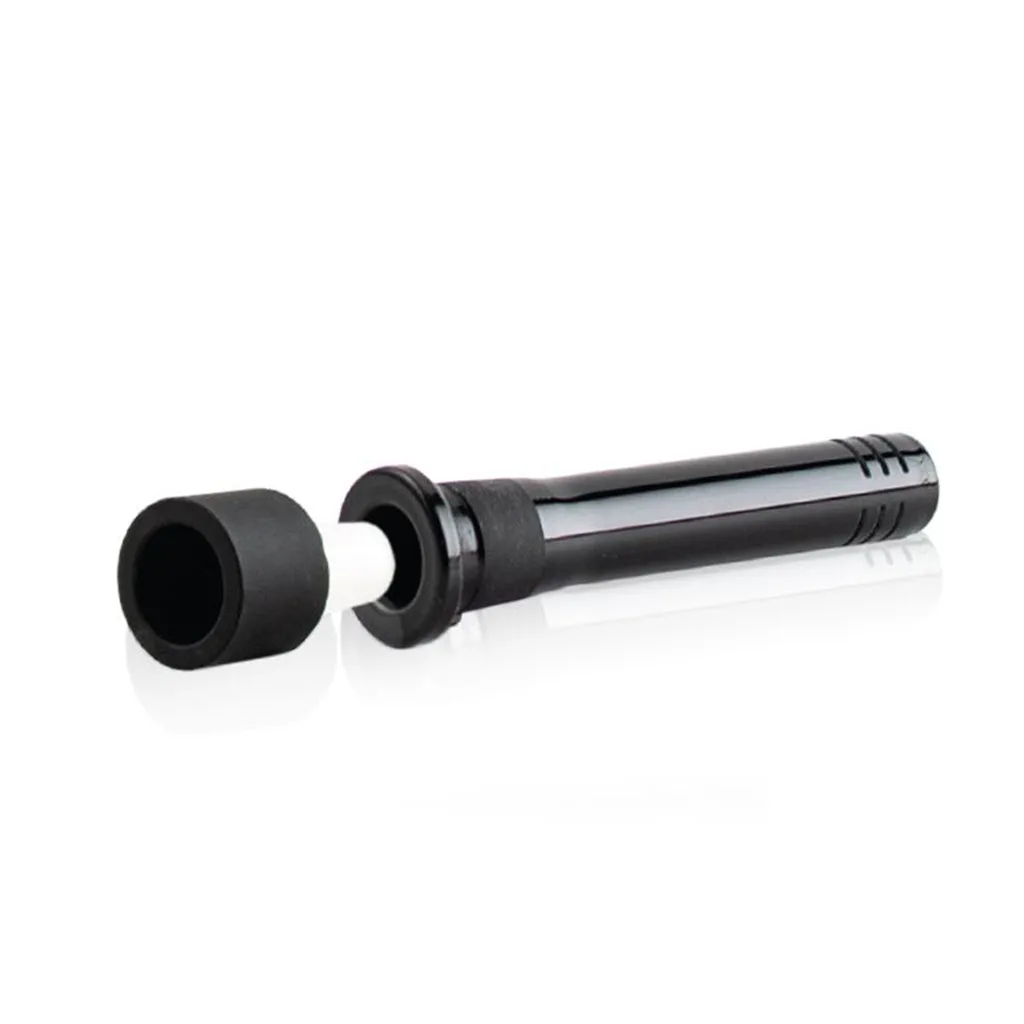 RYOT Silicone Stem with Glass Bowl - 14MM Black