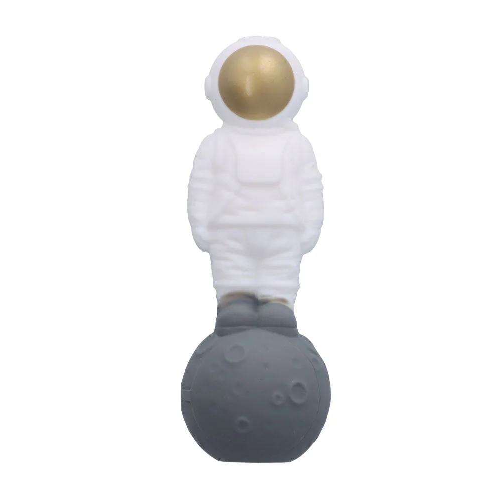 Silicone Astronaut Hand Pipe with Glass Bowl | 5 Inch