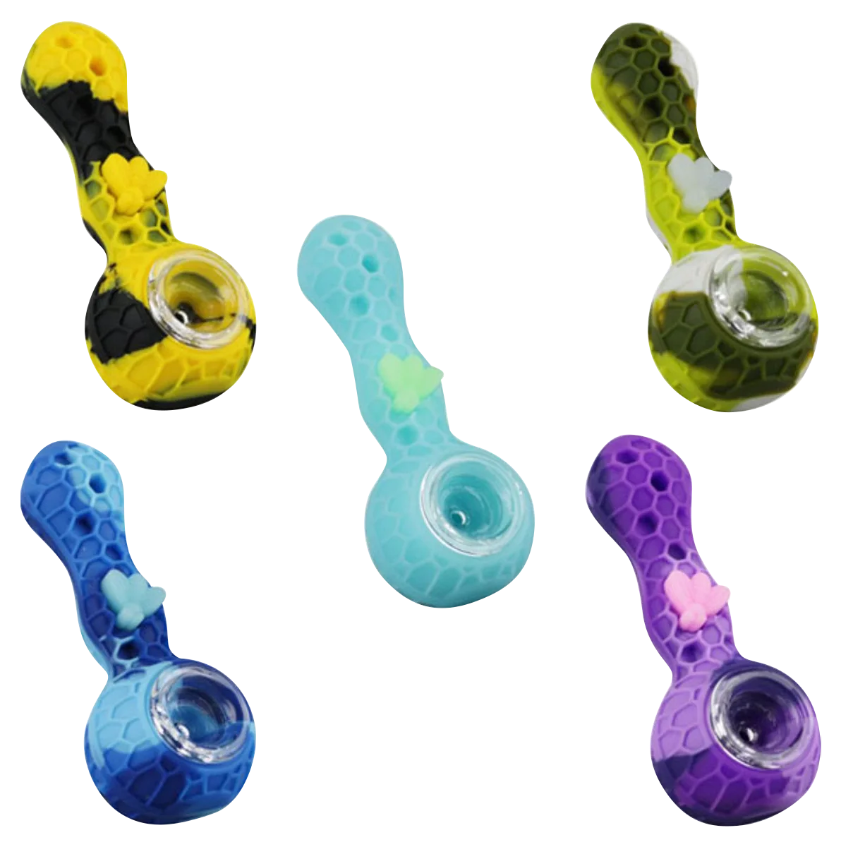 Silicone Bee Durable Hand Pipe