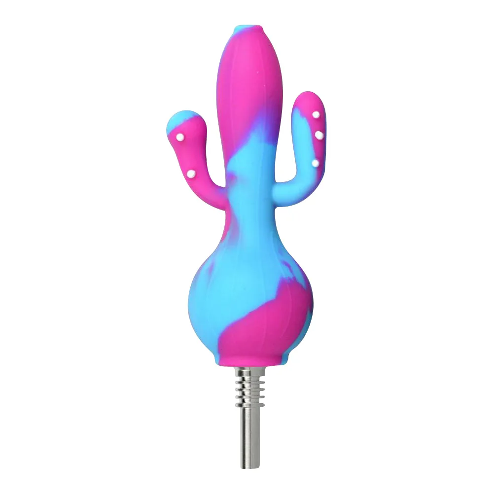 Silicone Cactus Dab Straw Collector