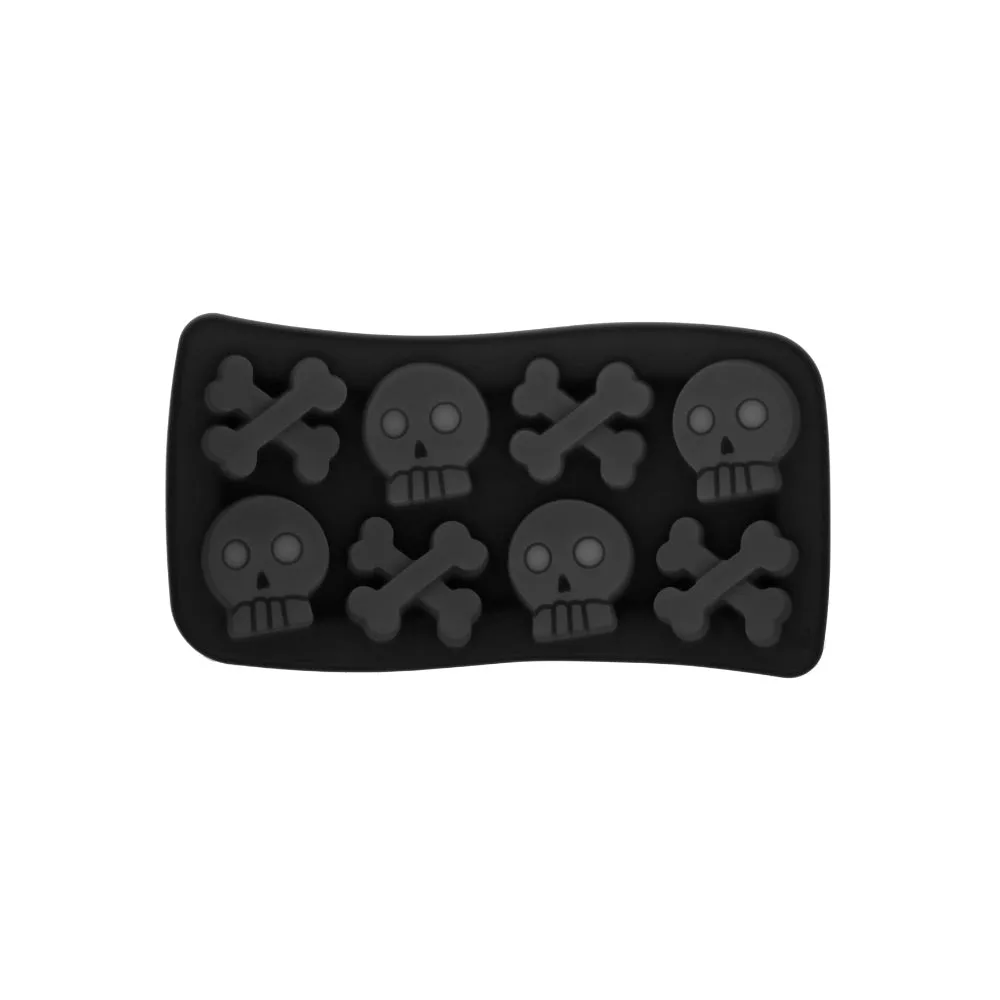 Silicone Skull & Crossbone Ice Cube Tray