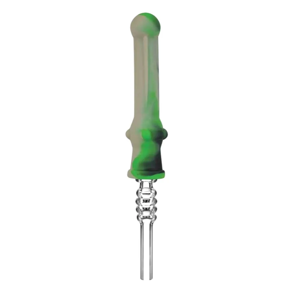 Silicone Vapor Straw with Quartz Tip