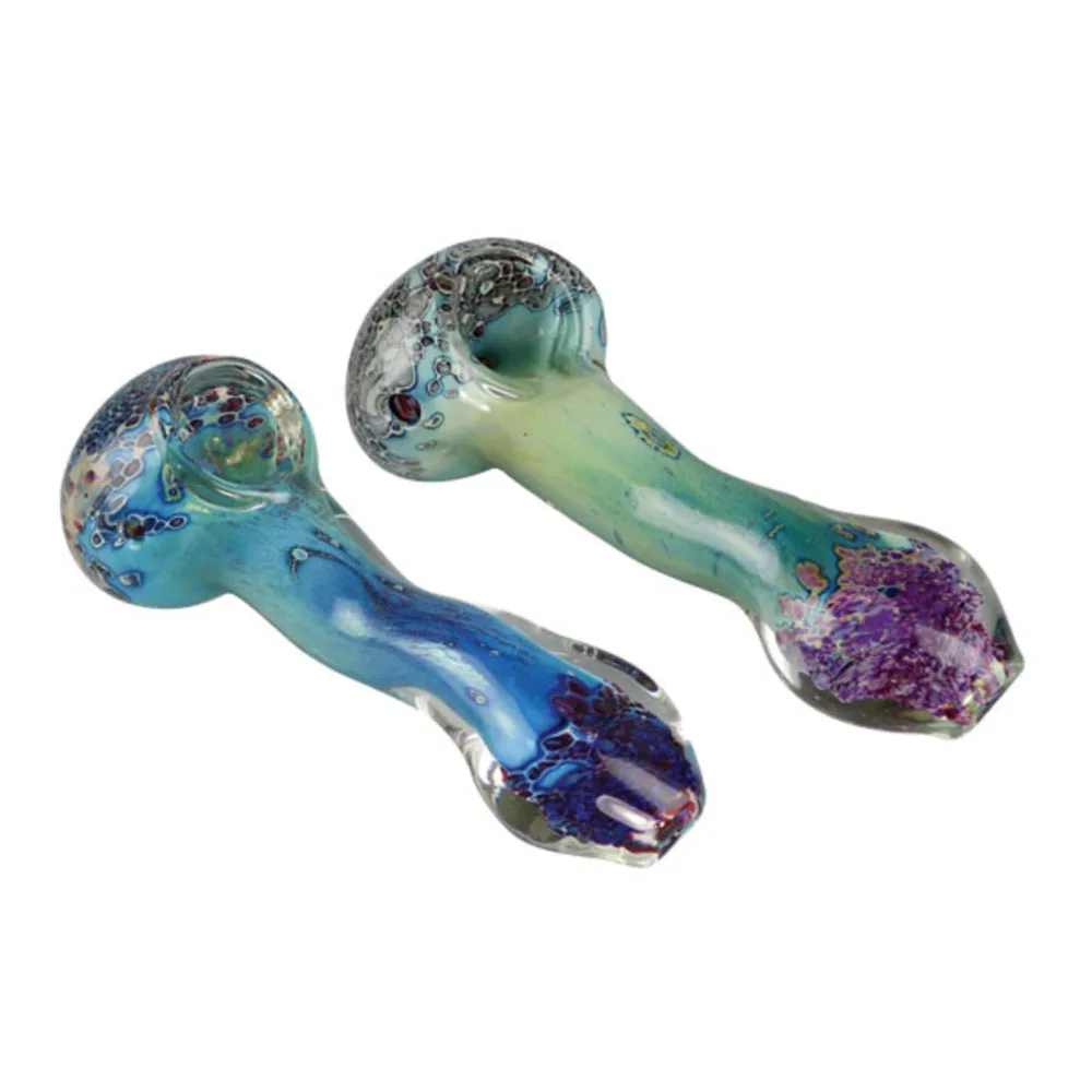 Silver Fumed Spoon Pipe