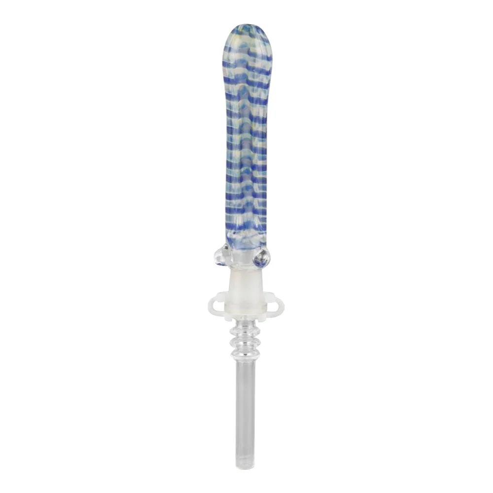 Simple Glass Nectar Dab Straw Collector with Quartz Tip