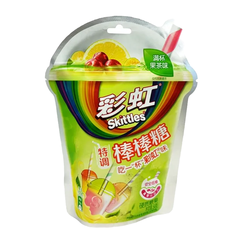 Skittles - Tea Lollipops Green Single