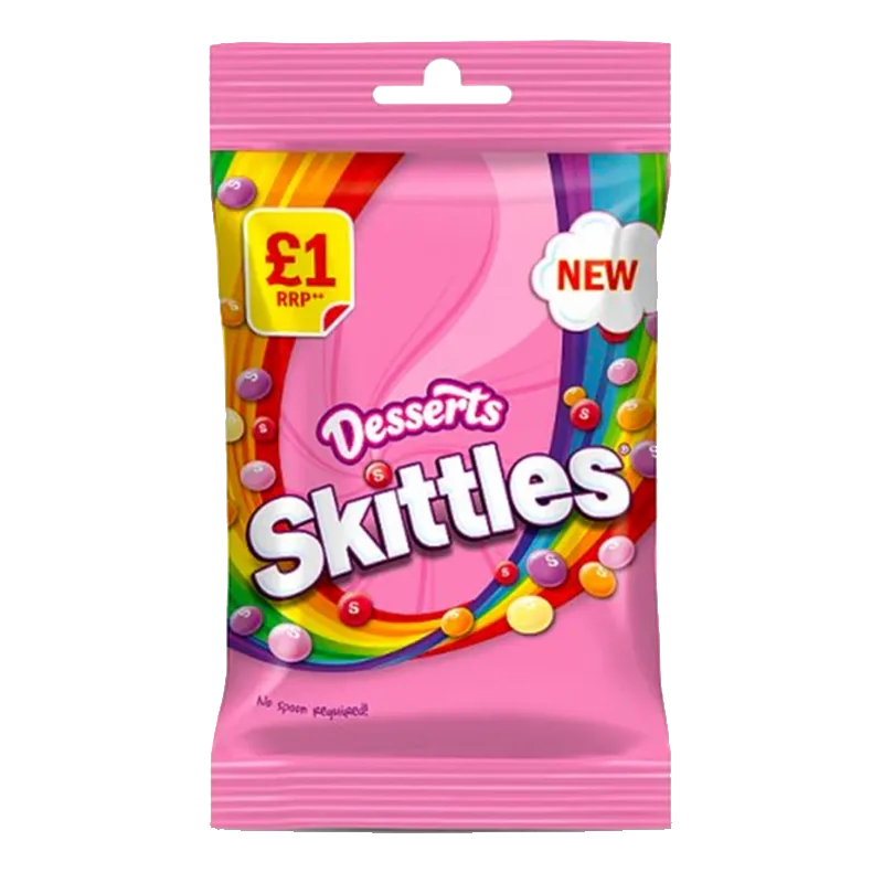 Skittles - Vegan Sweet Dessert Candy Single