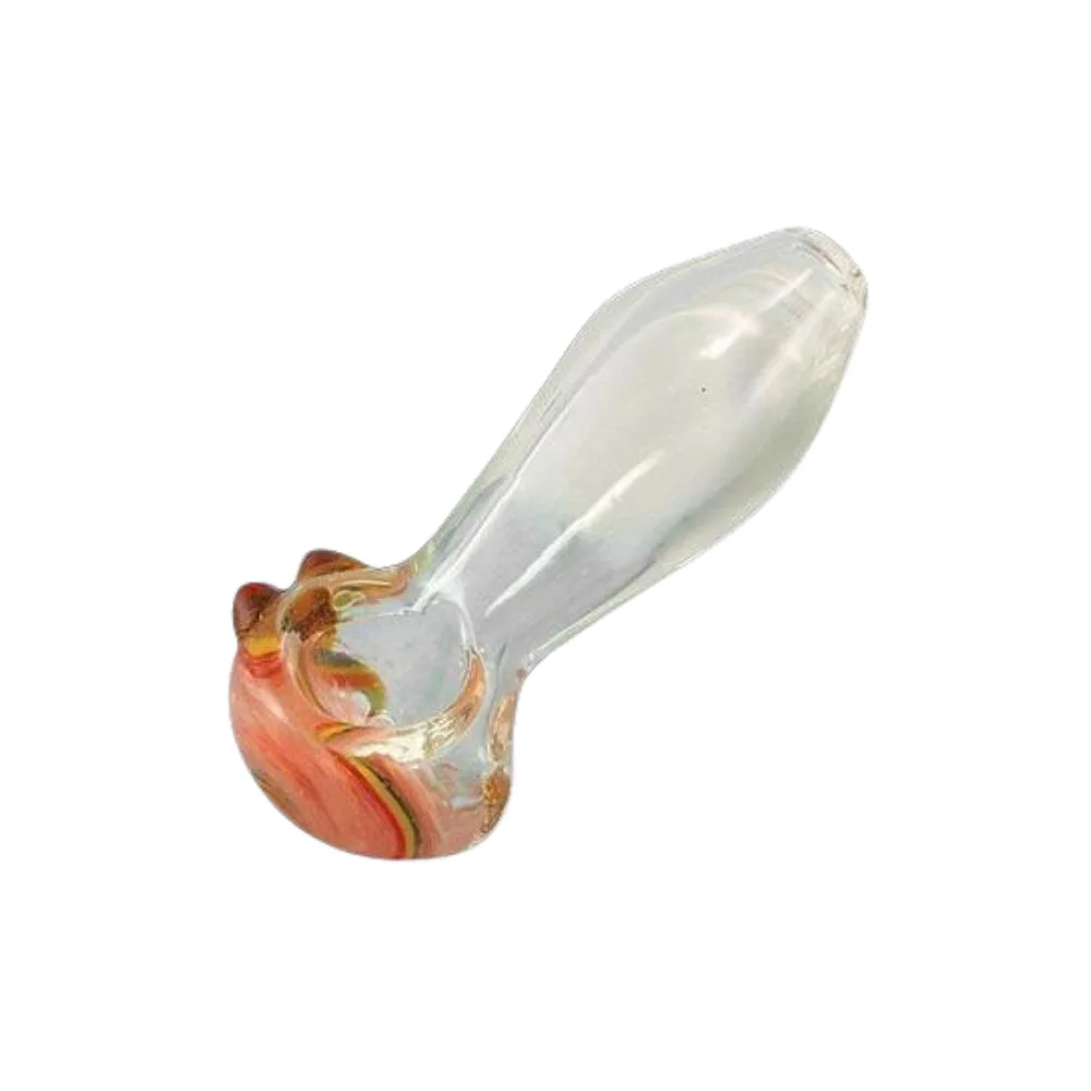 Small Transparent Glass Spiral Pipe