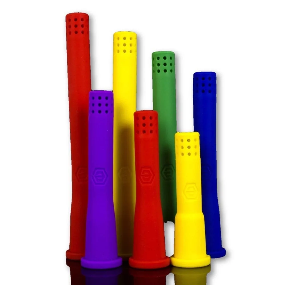 Solid Color Silicone Downstem | Purple | 3 Inch