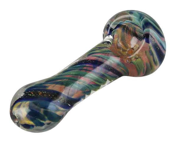 Spiral Fumed Dicro Glass Hand Pipe
