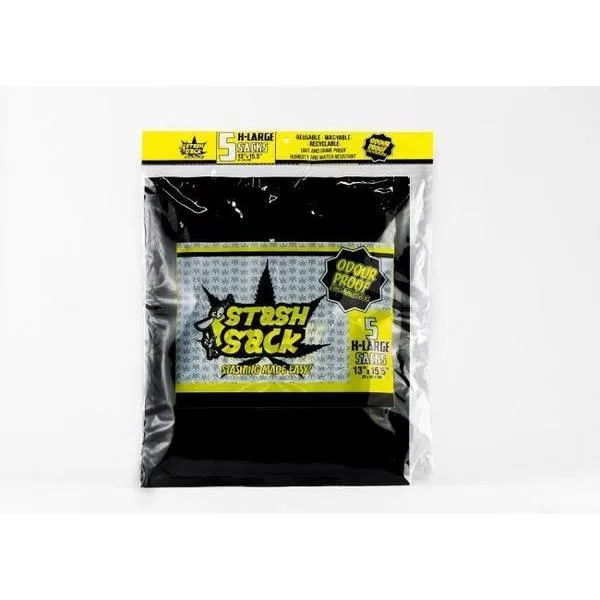 Stash Sack Baggie | 13 x 15.5 Inch | Bag of 5