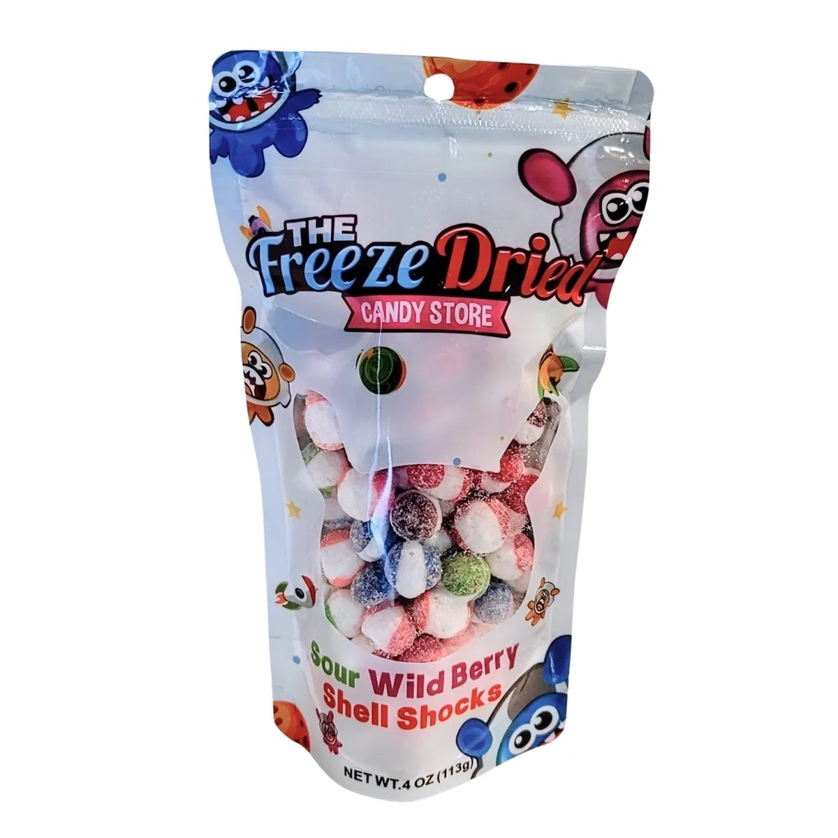 The Freeze Dried Candy Store Freeze Dried Sour Wild Berry Shell Shocks